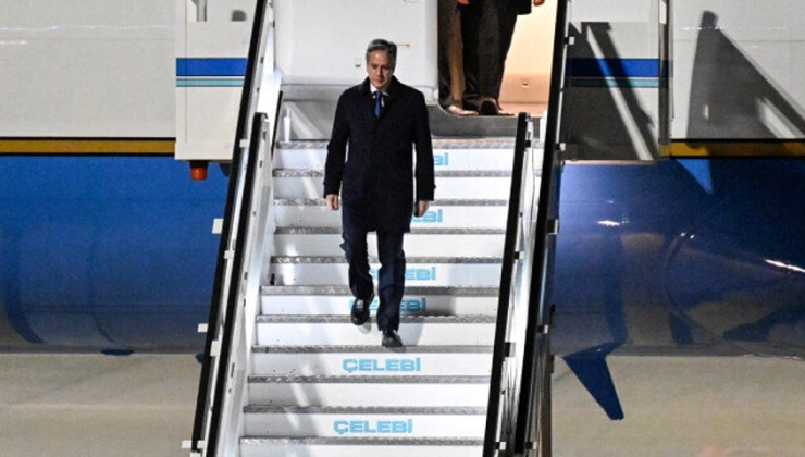ABD Dışişleri Bakanı Antony Blinken İstanbul’a geldi: Yarın Dışişleri Bakanı Fidan ile görüşecek