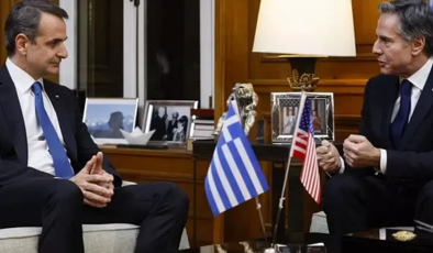 Blinken, Yunan Başbakan Miçotakis ile Girit’te görüştü